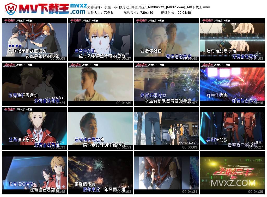 李鑫一-陪你走过_国语_流行_MD302972